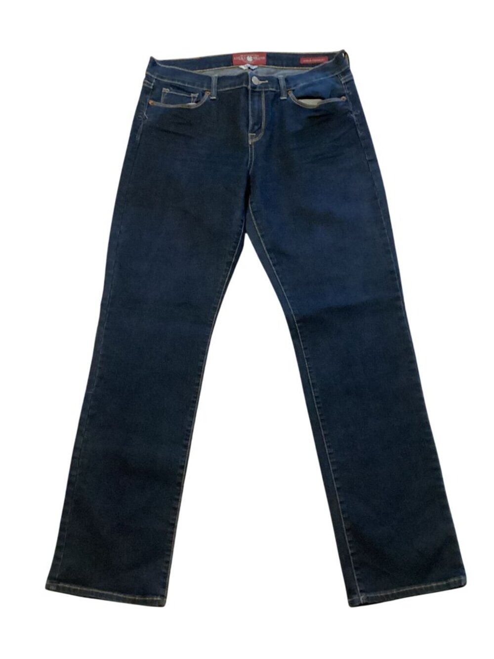 Lucky Brand Women's Denim Jeans Size 14R -32X32 Sofia Straight High Super Nice !